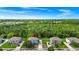 An aerial view of a charming home and a neighborhood with lots of greenery and space at 309 Black Springs Ln, Winter Garden, FL 34787