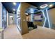 Game room featuring a custom spaceship theme and theater seating at 3860 Sonoma Blvd, Kissimmee, FL 34741