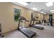 Cardio equipment, including two treadmills, located inside the community gymnasium at 4571 Abaco Dr, Tavares, FL 32778