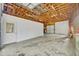 Spacious two car garage providing lots of storage space and access to the house at 595 Seminole Woods Blvd, Geneva, FL 32732