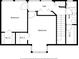 Floor plan showing the second floor layout of the house with bedroom, bathroom, and walk-in closet locations at 595 Seminole Woods Blvd, Geneva, FL 32732