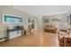 Spacious living room with hardwood floors and neutral paint at 750 W May St, Deland, FL 32720