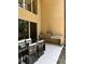 Outdoor dining area has a built-in grill, sink, and workspace, perfect for outdoor cooking at 7667 Recife Dr, Kissimmee, FL 34747