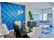 Bright, open living space with modern decor, dining area, and comfortable sectional sofa at 944 Park Terrace Cir, Kissimmee, FL 34746