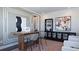 Well-lit studio features a sewing machine, display shelves, and stylish decor at 1618 Bellagio Loop, Tavares, FL 32778