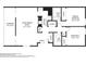 Floor plan for a 1,033 square foot, two bedroom condo at 168 Perimeter Ct # 5C, Deltona, FL 32725