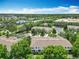 Aerial view of the townhome community showcasing the well-maintained landscaping and surrounding area at 1757 Sunset Palm Dr, Apopka, FL 32712