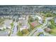 Beautiful aerial view of the community with tennis courts and a large swimming pool at 2346 Silver Palm Dr, Kissimmee, FL 34747