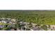Aerial view featuring townhomes with convenient access to nearby lush greenery and community amenities at 2346 Silver Palm Dr, Kissimmee, FL 34747