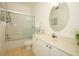 Bright bathroom with tiled shower and vanity at 2493 Lancien Ct # 5, Orlando, FL 32826