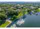 Breathtaking aerial perspective of a lakefront community surrounded by lush green trees at 2945 Lake Pineloch Blvd # 18-26, Orlando, FL 32806