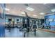 Community fitness center with modern equipment and mirrored walls at 2985 Buccaneer Palm Rd, Kissimmee, FL 34747