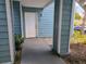 Exterior view of entrance to the property, showcasing a white front door at 3157 Britannia Blvd # B, Kissimmee, FL 34747