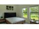 Comfortable bedroom with large windows offering a view of the green yard at 346 Bowfin Ct, Kissimmee, FL 34759