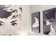 Close up view of Audrey Hepburn wall art at 3880 Sonoma Blvd, Kissimmee, FL 34741