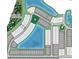 Neighborhood map with water views and planned home sites in a private community at 4742 Yellow Elder Way, Kissimmee, FL 34758