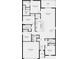 Detailed floor plan showcasing the layout of the home, including bedrooms, bathrooms, kitchen, and living areas at 4742 Yellow Elder Way, Kissimmee, FL 34758