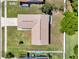 Aerial view of a home with a well-manicured lawn and a new roof at 5210 Poinsetta Ave, Winter Park, FL 32792