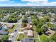 An aerial view of a charming neighborhood with lush greenery and beautiful homes at 5210 Poinsetta Ave, Winter Park, FL 32792