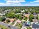 Aerial view of a neighborhood featuring well-maintained homes and mature trees in a desirable location at 5210 Poinsetta Ave, Winter Park, FL 32792