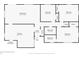 Detailed floor plan featuring a spacious layout with living room, kitchen, and multiple bedrooms and bathrooms at 5210 Poinsetta Ave, Winter Park, FL 32792