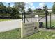 Westmonte Recreation Center sign at community recreation facilities in Altamonte Springs at 645 Peachwood Dr, Altamonte Springs, FL 32714