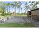 Fenced animal pen with multiple goats and chickens perfect for homesteading at 6975 Maverick Trl, St Cloud, FL 34771