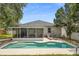 Backyard oasis with swimming pool, lanai, and outdoor seating, perfect for entertaining at 714 Home Grove Dr, Winter Garden, FL 34787