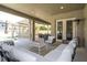 Inviting covered patio with stylish seating area, ideal for outdoor entertaining and relaxation at 8419 Pippen Dr, Orlando, FL 32836