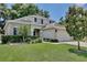 Charming two-story home with stone accents, manicured lawn, and mature landscaping under a clear blue sky at 9521 Southern Garden Cir, Altamonte Springs, FL 32714