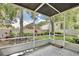 Enclosed patio featuring slate tile, views of landscaped yard, and screened walls to let the sunshine in at 9521 Southern Garden Cir, Altamonte Springs, FL 32714