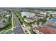 Beautiful neighborhood view with a lake and green spaces, showcasing a desirable residential setting at 970 Golden Bear Dr, Reunion, FL 34747