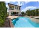 Inviting private pool featuring an attached spa, surrounded by a spacious patio, perfect for relaxation and entertaining at 970 Golden Bear Dr, Reunion, FL 34747