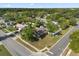 Aerial view of a home surrounded by lush greenery in a quiet neighborhood, showcasing its prime location at 110 S Edgemon Ave, Winter Springs, FL 32708