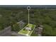 Aerial view of property location with proximity to area and outlining boundary lines at 1202 Randolph St, Sanford, FL 32771