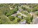 An aerial view of the neighborhood showcasing the homes and lush green trees at 1202 Randolph St, Sanford, FL 32771