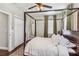 Bedroom with a four-poster bed and spacious closet at 14205 Conifer Dr, Orlando, FL 32832