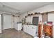 Large unfinished garage space with plenty of room for storage at 16386 Se 156Th Place Rd, Weirsdale, FL 32195