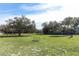 Community playground area featuring mature trees, swings, and a grassy field, inviting outdoor fun at 2021 Wildfire Ct, Apopka, FL 32703