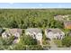 Aerial view of a well-maintained home with lush landscaping and a driveway at 3868 Whitewood Ct, Oviedo, FL 32766