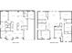 Detailed first and second floor plans outlining the layout of the house at 3868 Whitewood Ct, Oviedo, FL 32766