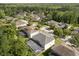 Aerial view of a residential neighborhood featuring well-maintained homes and green spaces at 3868 Whitewood Ct, Oviedo, FL 32766