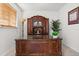Office featuring a classic wooden desk and cabinet at 3868 Whitewood Ct, Oviedo, FL 32766