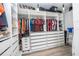 Spacious walk-in closet features custom shelving, drawers, and ample storage for an organized wardrobe at 6917 Roman Ct, Clermont, FL 34714