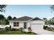 Charming single-story home featuring a well-manicured lawn and a convenient attached garage at 730 Ginger Dr, Haines City, FL 33844