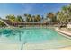 Inviting community swimming pool surrounded by lush palm trees and lounge chairs at 8268 Bellow St, Orlando, FL 32827
