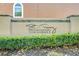 St. Tropez townhome community entrance sign with well-maintained landscaping at 1013 Inlet Way, Altamonte Springs, FL 32714
