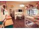 bedroom with bunk beds and desk, decorated with colorful wall art at 11923 Lake Butler Blvd, Windermere, FL 34786