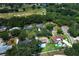 Bird's eye view of a neighborhood with lush trees and a golf course nearby at 1529 Ensenada Dr, Orlando, FL 32825