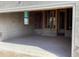 Spacious garage with cinder block walls and unfinished framing for an interior room at 15447 Hamlin Park Drive, Winter Garden, FL 34787